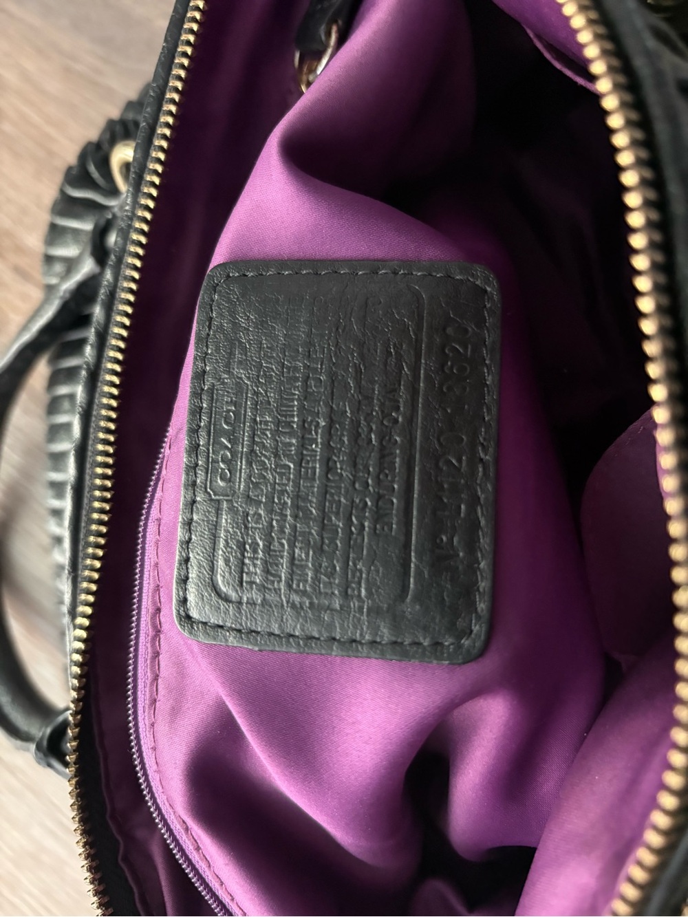 Coach Madison Sophia Black Shoulder bag - Picture 6 of 9